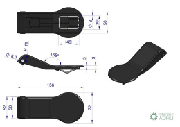 Język plastikowy poidła RF-20906026 ROYAL FARM