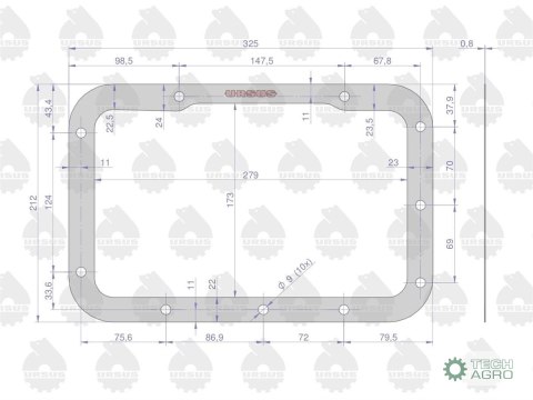 Komplet ( zestaw ) uszczelek skrzyni / mostu C-330 ORYGINAŁ URSUS Komplet ( zestaw ) uszczelek skrzyni / mostu C-330 ORYGINAŁ URSUS