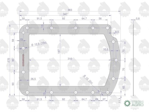 Komplet ( zestaw ) uszczelek skrzyni / mostu C-330 ORYGINAŁ URSUS Komplet ( zestaw ) uszczelek skrzyni / mostu C-330 ORYGINAŁ URSUS