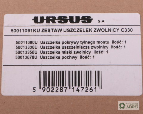 Komplet ( zestaw ) uszczelek zwolnicy 50013330. 50013350. 50013070 C-330 ORYGINAŁ URSUS Komplet ( zestaw ) uszczelek zwolnicy 50013330. 50013350. 50013070 C-330 ORYGINAŁ URSUS