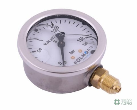 MANOMETR GLIC.0-160 BAR G1/4" M63 .POLM O MANOMETR GLIC.0-160 BAR G1/4" M63 .POLM O