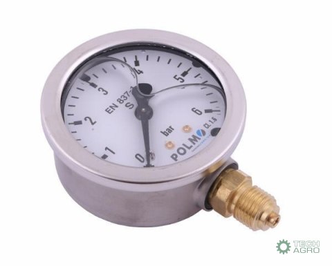 MANOMETR GLIC.0-6 BAR G1/4" M63 .POLM O MANOMETR GLIC.0-6 BAR G1/4" M63 .POLM O