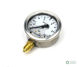 Manometr glicerynowy M63 0-10 bar dolne przyłącze G1/4
