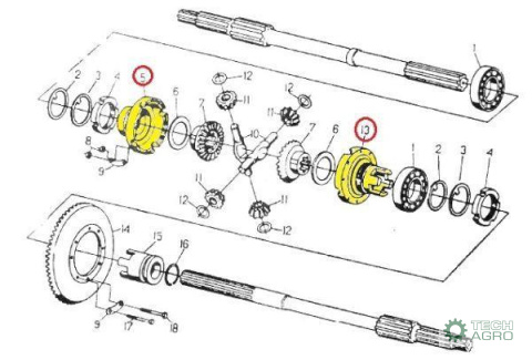 OBUDOWA MECH.RÓŻNICOWEGO C330 URSUS OBUDOWA MECH.RÓŻNICOWEGO C330 URSUS
