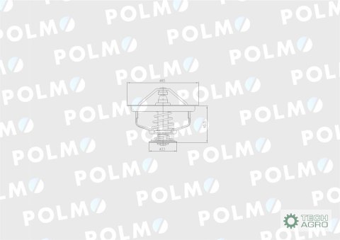 Termostat 130100060706 Case POLMO Termostat 130100060706 Case POLMO