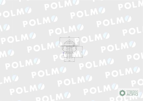 Termostat 2830734 Case POLMO Termostat 2830734 Case POLMO