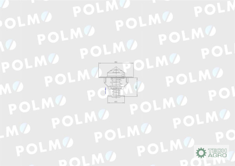 Termostat 2856543 Steyr. New Holland. Case POLMO Termostat 2856543 Steyr. New Holland. Case POLMO
