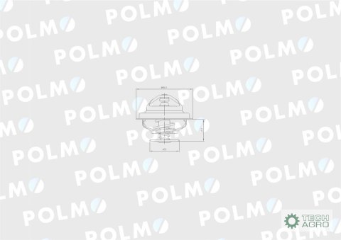 Termostat 4224639M1 LANDINI POLMO Termostat 4224639M1 LANDINI POLMO