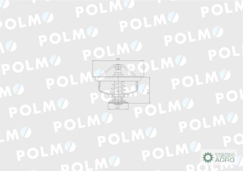 Termostat G199204010020 Fendt POLMO Termostat G199204010020 Fendt POLMO