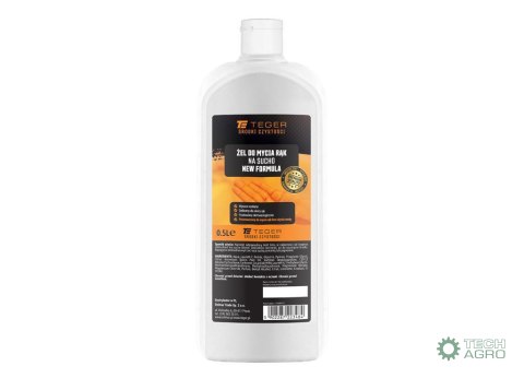 Żel do mycia rąk na sucho NEW FORMULA 500ml / TEGER Żel do mycia rąk na sucho NEW FORMULA 500ml / TEGER