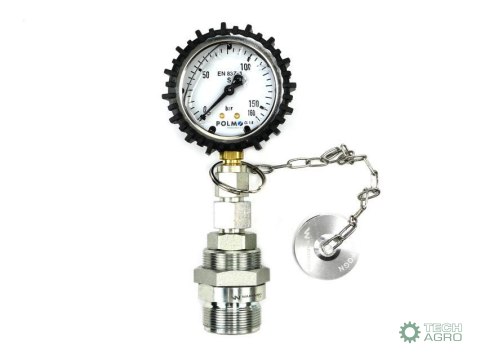 Zestaw pomiarowy ciśnienia hydrauliki z manometrem 160 bar gniazdo skręcane Waryński Zestaw pomiarowy ciśnienia hydrauliki z manometrem 160 bar gniazdo skręcane Waryński