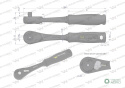 Grzechotka 3/8". 48 T, monolityczny zabierak Waryński