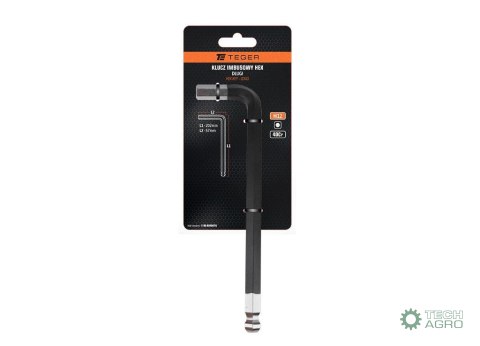 Klucz imbusowy HEX H12 - DŁUGI / TEGER Klucz imbusowy HEX H12 - DŁUGI / TEGER