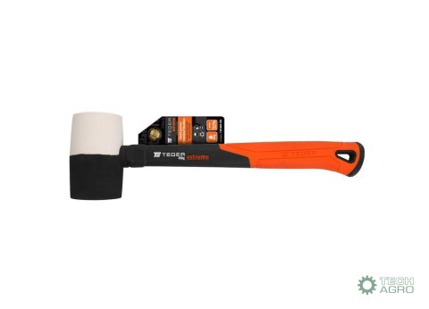 Młotek gumowy z trzonkiem fiberglass 450 g Extreme / TEGER Młotek gumowy z trzonkiem fiberglass 450 g Extreme / TEGER