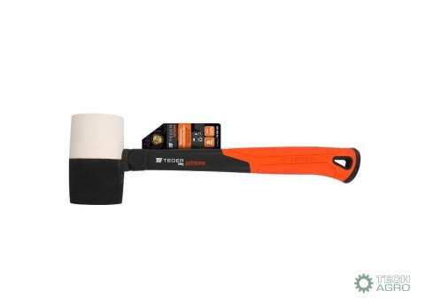 Młotek gumowy z trzonkiem fiberglass 680 g Extreme / TEGER Młotek gumowy z trzonkiem fiberglass 680 g Extreme / TEGER