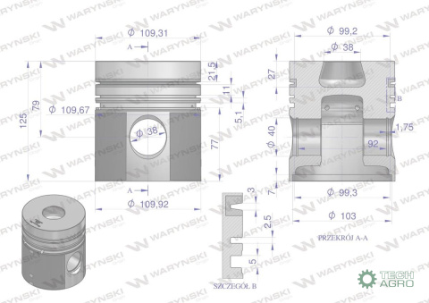 Zestaw naprawczy MTZ-260 Waryński Zestaw naprawczy MTZ-260 Waryński