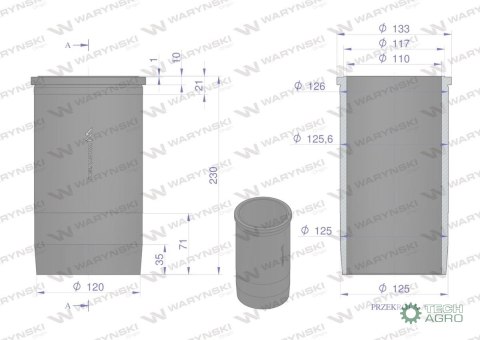 Zestaw naprawczy MTZ D-245 Waryński Zestaw naprawczy MTZ D-245 Waryński
