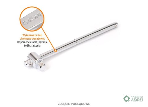 Pokrętło do nasadek TYP T 1/4" 115 mm / TEGER Pokrętło do nasadek TYP T 1/4" 115 mm / TEGER