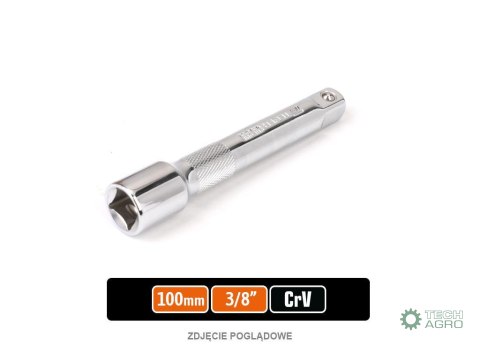 Przedłużka do nasadek 3/8" 100 mm / TEGER Przedłużka do nasadek 3/8" 100 mm / TEGER