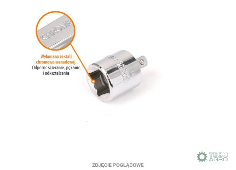 Redukcja F 1/2"-M 3/8" / TEGER Redukcja F 1/2"-M 3/8" / TEGER