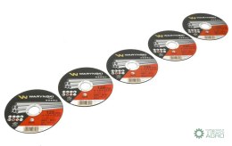 Tarcza do cięcia metalu i inoxu 125 x1. 0 x22.23 mm Waryński (sprzedawane po 5 szt po 5 szt)