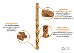 Wiertło do metalu kobaltowe - pilotujące 15.0 mm / TEGER