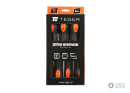 Zestaw wkrętaków 6 szt / TEGER