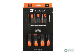 Zestaw wkrętaków 8 szt / TEGER