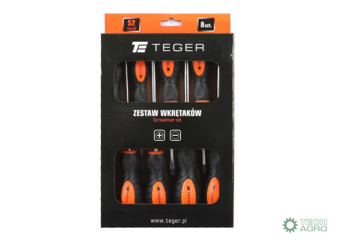 Zestaw wkrętaków 8 szt / TEGER Zestaw wkrętaków 8 szt / TEGER