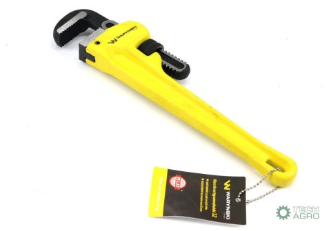 Klucz do rur typ amerykański 12" wzmocniony szczęki CrMo max średnica 55 mm Waryński Klucz do rur typ amerykański 12" wzmocniony szczęki CrMo max średnica 55 mm Waryński