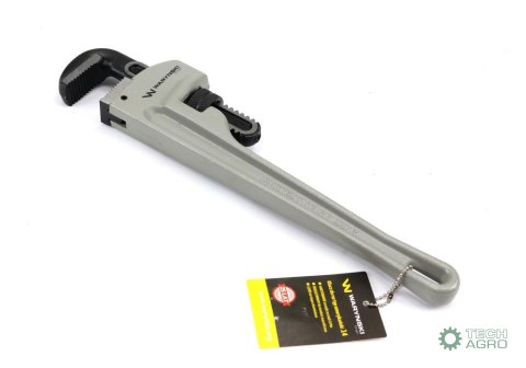 Klucz do rur typ amerykański 14" uchwyt aluminium wzmocniony szczęki CrMo max średnica Waryński Klucz do rur typ amerykański 14" uchwyt aluminium wzmocniony szczęki CrMo max średnica Waryński
