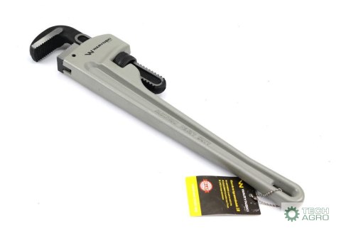 Klucz do rur typ amerykański 18" uchwyt aluminium wzmocniony szczęki CrMo max średnica Waryński Klucz do rur typ amerykański 18" uchwyt aluminium wzmocniony szczęki CrMo max średnica Waryński