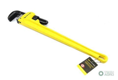Klucz do rur typ amerykański 24" wzmocniony szczęki CrMo max średnica 90 mm Waryński Klucz do rur typ amerykański 24" wzmocniony szczęki CrMo max średnica 90 mm Waryński