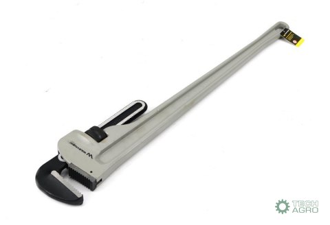 Klucz do rur typ amerykański 48" uchwyt aluminium wzmocniony szczęki CrMo max średnica Waryński Klucz do rur typ amerykański 48" uchwyt aluminium wzmocniony szczęki CrMo max średnica Waryński