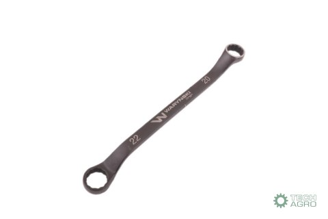 Klucz oczkowy odsadzony 20 x 22 mm. CrV standard ASME B107.9 Waryński Klucz oczkowy odsadzony 20 x 22 mm. CrV standard ASME B107.9 Waryński
