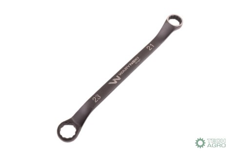 Klucz oczkowy odsadzony 21 x 23 mm. CrV standard ASME B107.9 Waryński Klucz oczkowy odsadzony 21 x 23 mm. CrV standard ASME B107.9 Waryński