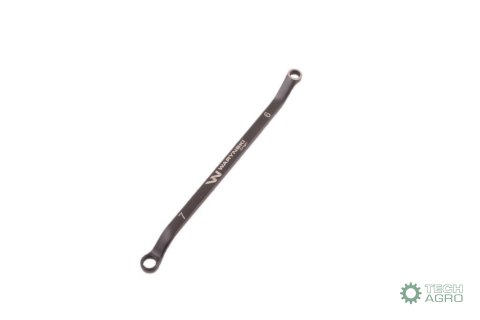 Klucz oczkowy odsadzony 6 x 7 mm. CrV s tandard ASME B107.9 Waryński Klucz oczkowy odsadzony 6 x 7 mm. CrV s tandard ASME B107.9 Waryński
