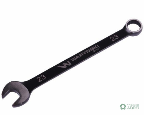 Klucz płasko-oczkowy 23 mm. CrV standar d ASME B107-2010 Waryński Klucz płasko-oczkowy 23 mm. CrV standar d ASME B107-2010 Waryński
