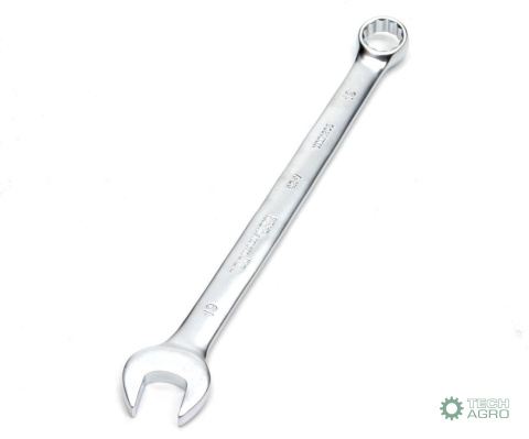 Klucz płaskooczkowy extra długi 19mm dł 281mm standard ASME B107.9M Waryński Klucz płaskooczkowy extra długi 19mm dł 281mm standard ASME B107.9M Waryński