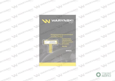 Młotek gumowy czarny bezodrzutowy 680 g trzonek z włókna szklanego Waryński Młotek gumowy czarny bezodrzutowy 680 g trzonek z włókna szklanego Waryński