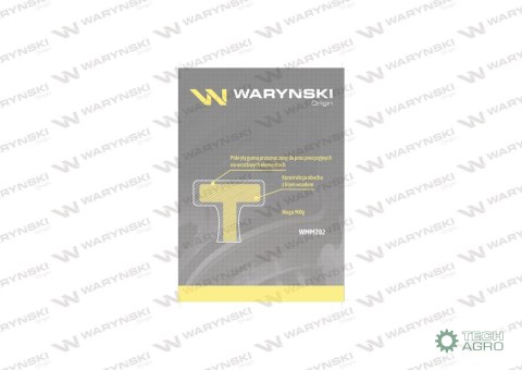 Młotek gumowy czarny lity 900 g trzonek z włókna szklanego Waryński Młotek gumowy czarny lity 900 g trzonek z włókna szklanego Waryński