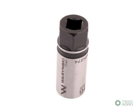 "Nasadka do świec 3/8"". 16 mm. CrV50BV3 . DIN 3124. Waryński "Nasadka do świec 3/8"". 16 mm. CrV50BV3 . DIN 3124. Waryński