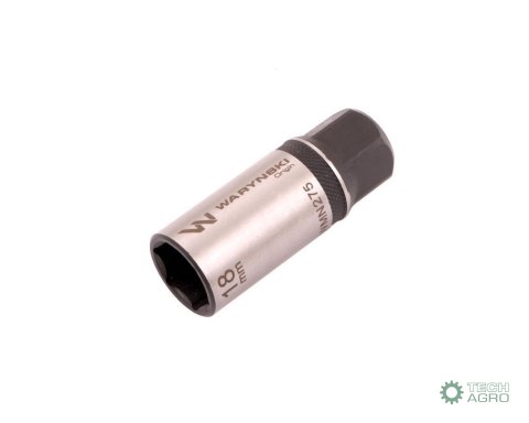"Nasadka do świec 3/8"". 18 mm. CrV50BV 0. DIN 3124. Waryński "Nasadka do świec 3/8"". 18 mm. CrV50BV 0. DIN 3124. Waryński