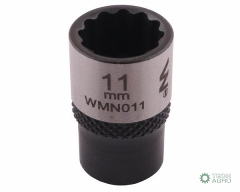 "Nasadka dwunastokątna 1/4"". 11 mm. CrV 0BV30. DIN 3124. Waryński "Nasadka dwunastokątna 1/4"". 11 mm. CrV 0BV30. DIN 3124. Waryński