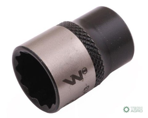 "Nasadka dwunastokątna 1/4"". 13 mm. CrV 0BV30. DIN 3124. Waryński "Nasadka dwunastokątna 1/4"". 13 mm. CrV 0BV30. DIN 3124. Waryński