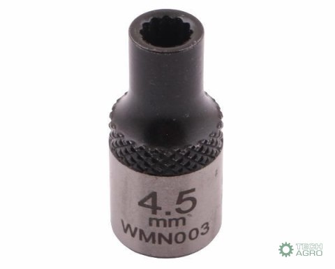 "Nasadka dwunastokątna 1/4"". 4.5 mm. Cr 50BV30. DIN 3124. Waryński "Nasadka dwunastokątna 1/4"". 4.5 mm. Cr 50BV30. DIN 3124. Waryński