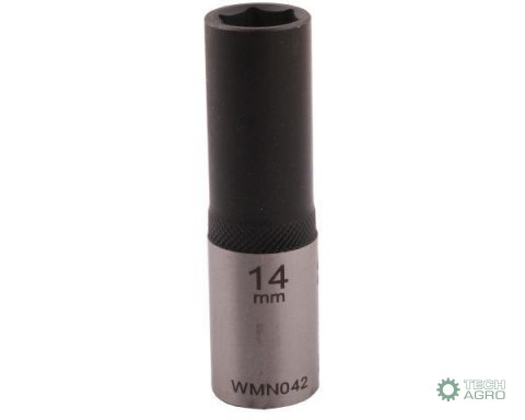 "Nasadka sześciokątna 1/2"". 14 mm. dług . CrV50BV30. DIN 3124. Waryński "Nasadka sześciokątna 1/2"". 14 mm. dług . CrV50BV30. DIN 3124. Waryński