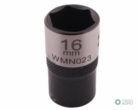 "Nasadka sześciokątna 1/2"". 16 mm. CrV5 BV30. DIN 3124. Waryński "Nasadka sześciokątna 1/2"". 16 mm. CrV5 BV30. DIN 3124. Waryński