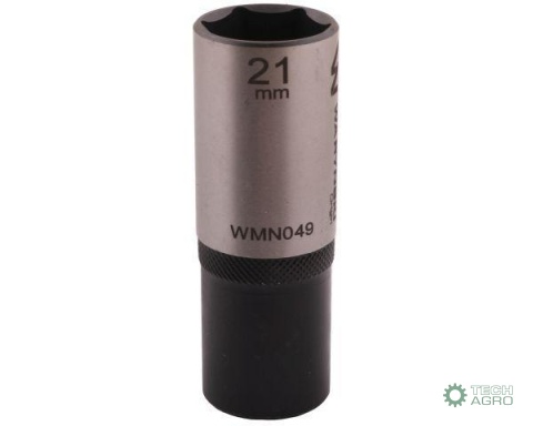 "Nasadka sześciokątna 1/2"". 21 mm. dług . CrV50BV30. DIN 3124. Waryński "Nasadka sześciokątna 1/2"". 21 mm. dług . CrV50BV30. DIN 3124. Waryński