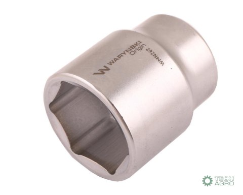 "Nasadka sześciokątna 3/4"". 40 mm. CrV5 BV30. DIN 3124. Waryński "Nasadka sześciokątna 3/4"". 40 mm. CrV5 BV30. DIN 3124. Waryński